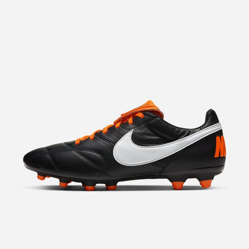 Crampon De Foot Nike Premier II FG Noir 1067-592 Black/Total Orange/White Homme | WZH-61308050